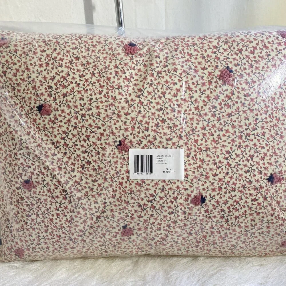 New Ralph Lauren Addison Maye Cream Decorative Throw Pillow $185